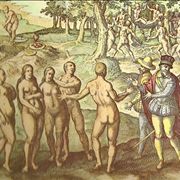 Picture Of Amerigo Vespucci First Encounter With Native Americans In Honduras 1497