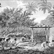 Picture Of Captain James Cook Witnessing Human Sacrifice In Taihiti