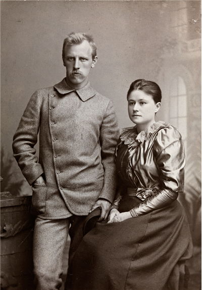 Picture Of Fridtjof Nansen And His Spouse Eva Nansen