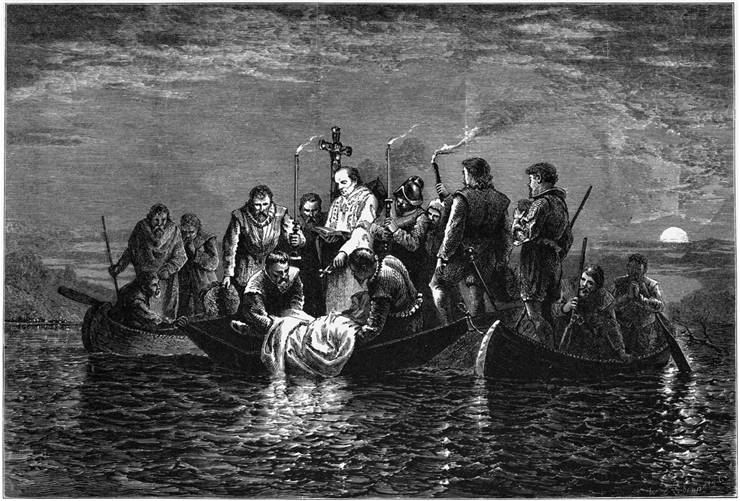 Picture Of Hernando De Soto Burial