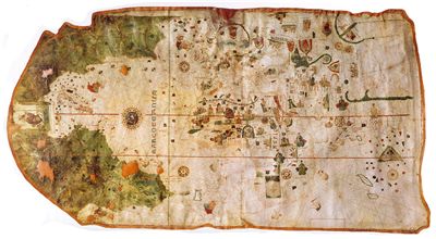 Picture Of Juan De La Cosa The Earliest European World Map