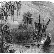 Picture Of Juan Ponce De Leon Expedition Seeking The Fountain Of Youth In Florida