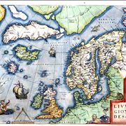 Picture Of Leif Erikson Map 1573