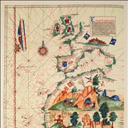 Picture Of Map Of Western Africa By Lazaro Luis 1563