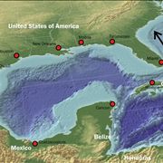 Picture Of Sebastian De Ocampo The First European Discovery Of The Gulf Of Mexico