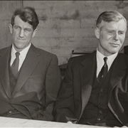 Picture Of Vivian Fuchs With Sir Edmund Hillary